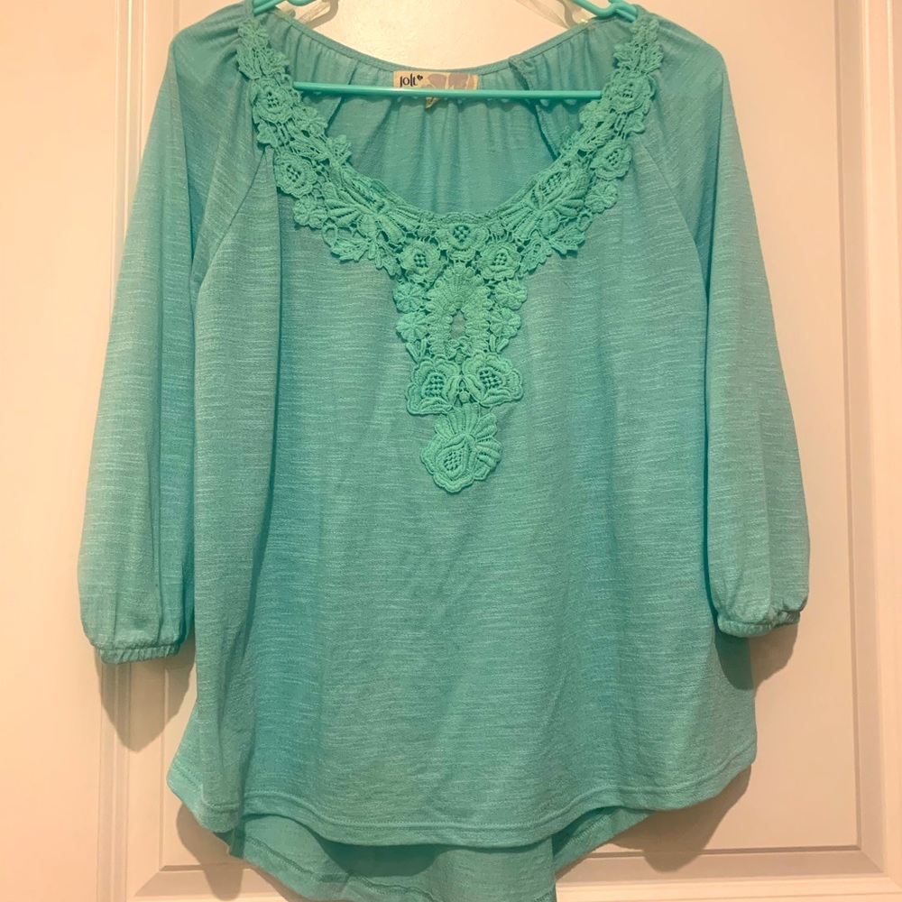 Jolt Peasant Blouse with floral detail
